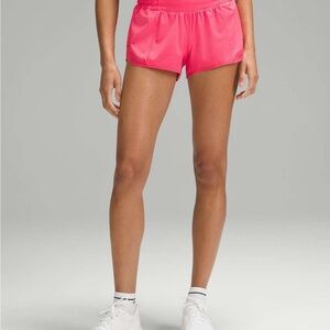Lululemon Lipgloss Pink Low Rise 2.5 Inch Hotty Hots